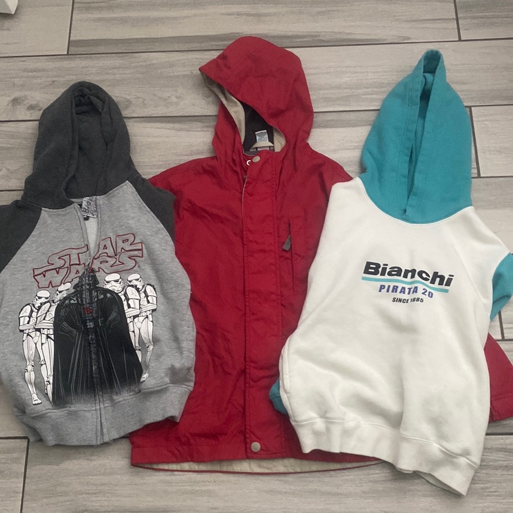 Boys Jacket/Sweatshirt Bundle - Size 7/8 - Medium